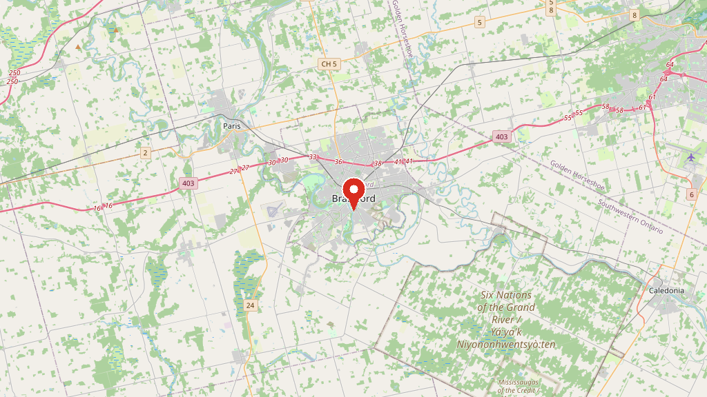 Map of our service area